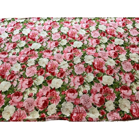 Candace Allen Vintage Rose Bouquet by David Textiles Cotton   3 Yards x 44" Wide - Picture 15 of 15